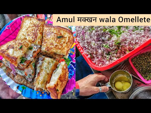 Most Buttery Kebab Omellete in Delhi || Mithlesh Andewala