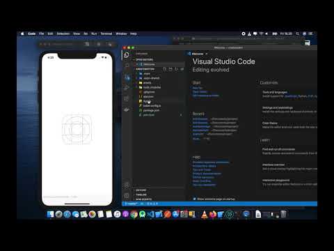 Expo React Native Tutorial Basic 4 Button android & ios