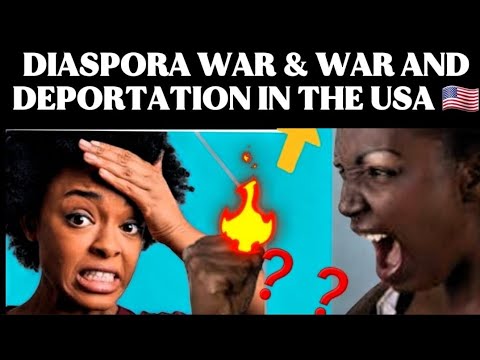 AFRICAN AMERICANS' RESPONSE TO AFRICAN IMMIGRANTS|| DIASPORA WAR RELATED TO MASS DEPORTATION 🙄