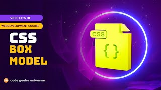 The CSS Box Model |Full Stack Web Development | Web Development Tutorial#25