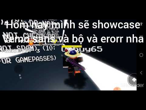 showcase vemo sans và bộ ba error