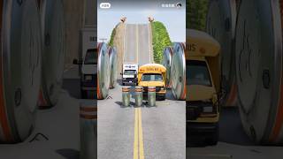 Crash Test Hydraulic Destruction #beamngdrive #car #crashtest #viral #hydraulicpress #viral