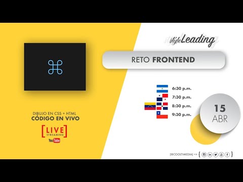Reto FrontEnd "COMMAND KEY" #CSS #HTML