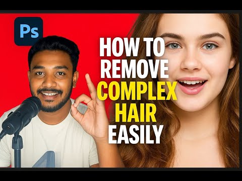 Remove Complex Hair in Photoshop Like a Pro | Easy & Realistic Method