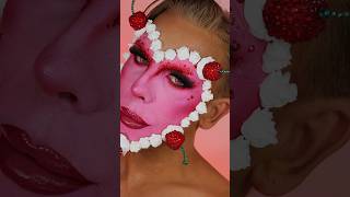 vintage Cake Makeup! #vintagecake #cakeface #vintage #heartcakedecorating #heartcakes #makeup #MUA