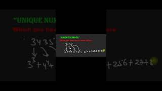 Unique Number | Number You never saw before | MatScience | unique no #shorts