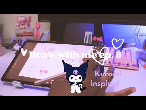 Draw with me ep.8 || kuromi inspired character