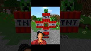 Spawning Creeper Titan in Minecraft 💀 | #minecraft #shorts #viral