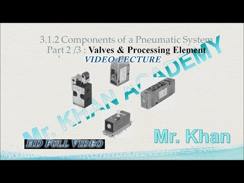 3.1.2 Components of a Pneumatic System  Part 2/3 : Valves & Processing elements | Full HD