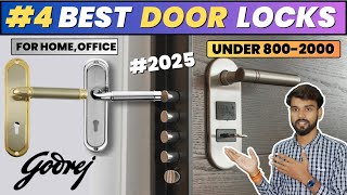 4 Best Door Locks for Home 2025⚡Best Door Lock Under 1000⚡Door Lock Detailed Reveiw !