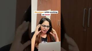 Developer's Problem 😅😅 #designwithrehana #codergirl #developer #codinggirl