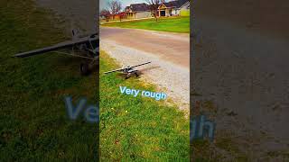 Rough rcplane landing! #rcplane #aviation #rcpilot #rcflying