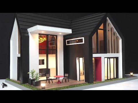 How to Make Dream Mini House #7 - Roof concrete and exterior finish