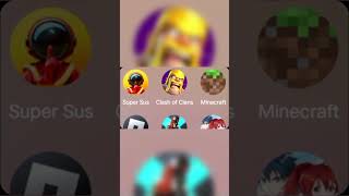 #games #minecraft #bloodstrike #supersus #roblox #clashofclans #epicconquest