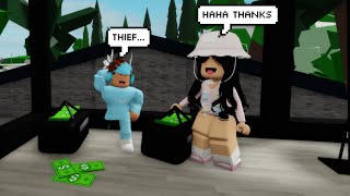 My CREEPY BABYSITTER Is A THEIF... (Brookhaven RP)