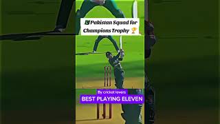 champion trophy 2025 Pakistan squad