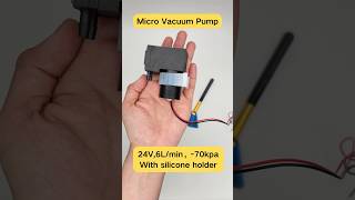 Mini Brushless Diaphragm Pump | -70kPa 6L/min | 12/24V Compact Air Vacuum Pump