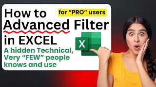 How to Use Advanced Filter in Excel | Step-by-Step Tutorial