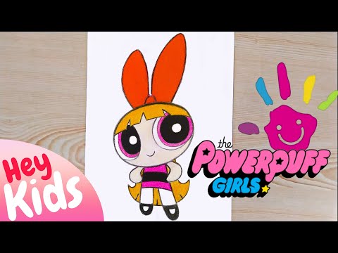 How to Draw Blossom | Powerpuff Girls | Step-by-Step Cartoon Drawing Tutorial