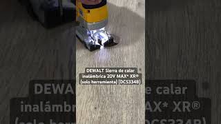 DEWALT Sierra de calar inalámbrica 20V MAX*XR®(solo herramienta) (DCS334B)  #dewalt #dewalttools