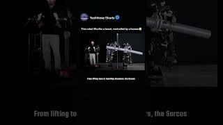 This Human-Controlled Robot Have super human strength 🤯#Shorts#Engineering#Robotics