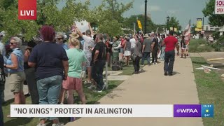 No Kings rally in Arlington, Texas