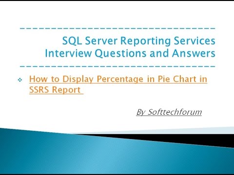 How to Display Percentage in Pie Chart in SSRS Report