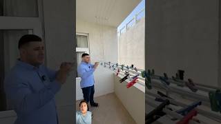 Clothesline for apartment balconies engineering #construction #home