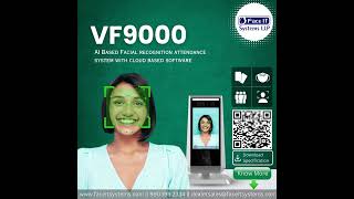 VF9000 AI-Based Facial Recognition Attendance System With Cloud Based Software | FaceITSystems