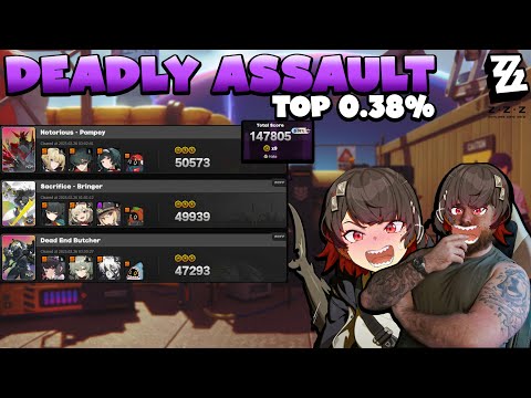 Top 1% Deadly Assault Run! Evelyn, Miyabi and Ellen Carry | Zenless Zone Zero | Shiyu w Hako