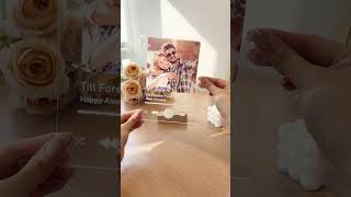 Custom Photo Song Lyric Anniversary Gift For Her Him Couple Gift Personalized Acrylic Plaque