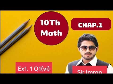 Math 10 ch 1 Ex 1.1 Q1(vi)