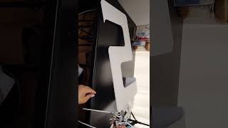 Diy foam board marquee letters #foamboards #marqueeletters