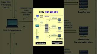 how does DNS Works|(domain name system) works. #trending #youtubeshort #dns #viral #youtubefeed