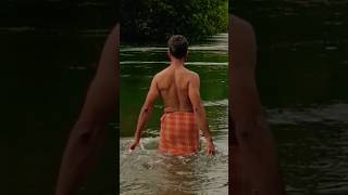 🏊‍♂️🌊 Swimming Against the Flow | Chilled River Vibes in Iravanjippuzha, Kerala ❄️🌿 #RiverChallenge