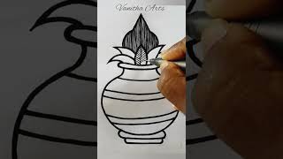 Happy Ugadi Mandala Art | #satisfying #creativeart #shorts #happyugadi