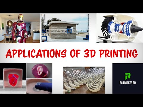 Applications of 3D Printing - 5 3D Printing Applications - Introduction to 3D Printing