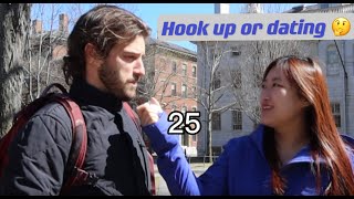 Asking Harvard student body count and prefer to hook up or dating