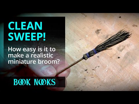 I Made a Realistic Broom for My Book Nook (Bonus Content)