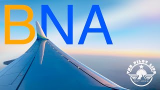 Flying into KBNA / The Music City / Airline Pilot Vlog