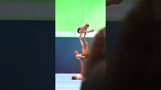How to climb to the top - acrobatic gymnastics balance routine from Great Britain