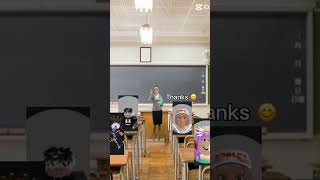 POV taking attendance in 2050. #roblox #2025shorts #funnygames #memes #funnyroblox #robloxyt ￼