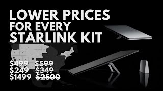 New Lower Prices for Every Starlink Kit