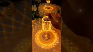 Product Link in Bio (#  708  )-  🔥Diamond Glow Acrylic Touch Table Night Lamp