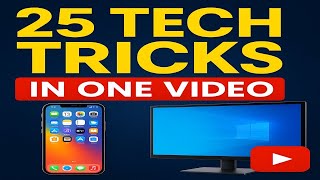 25 Tech Tricks in 1 Video | Must-Know Smartphone & PC Hacks