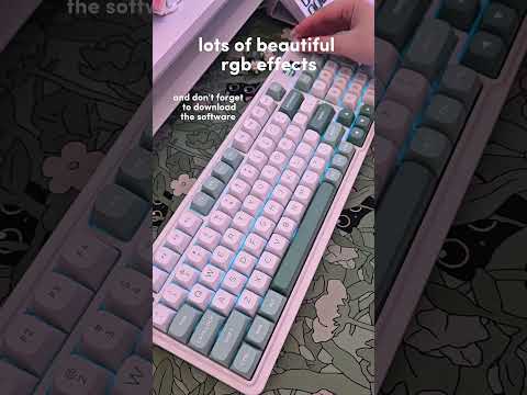 The cutest keeb by@redragonkeyboard | galatin k719 pro #gamingaccessories #keyboard #redragon