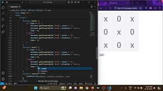 Easy Method To Create Tic Tac Toe Game in JavaScript | JS Project