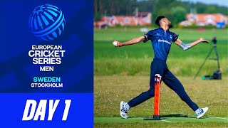 🔴 ECS Sweden, Stockholm, 2025 | Day 1 | 23 Jul 2025 | T10 Live Cricket | European Cricket