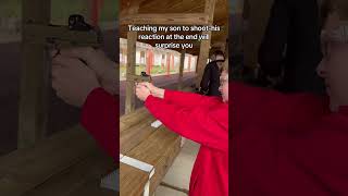 #dadlife #parenting #parentingtips #2ndamendment “it’s loud he said” until he felt the rush.