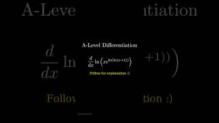 A-Level Differentation With Quiz #maths #derivatives #mathquiz #calculus #mathtricks #matematika